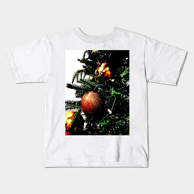 Copper colored Ornaments Kids T-Shirt by Ric1926